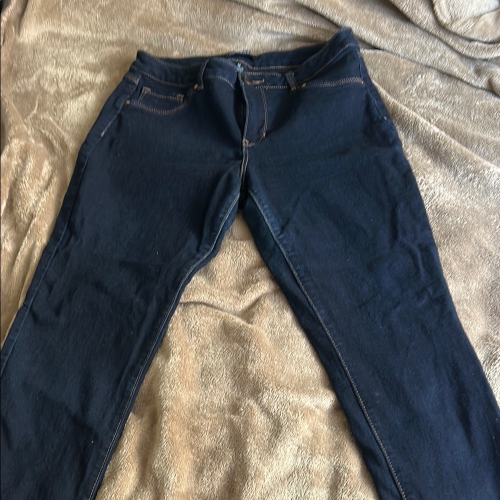 Dark Blue Denim Jeans
